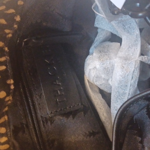 NWT THACKER New York Caramel Spotted Dyed Cow Fur Versatile Kara Crossbody Bag - Picture 8 of 13